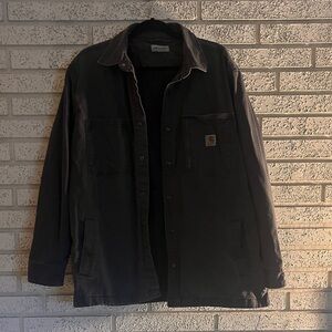 Carhartt Men's Charcoal Shirt Jacket